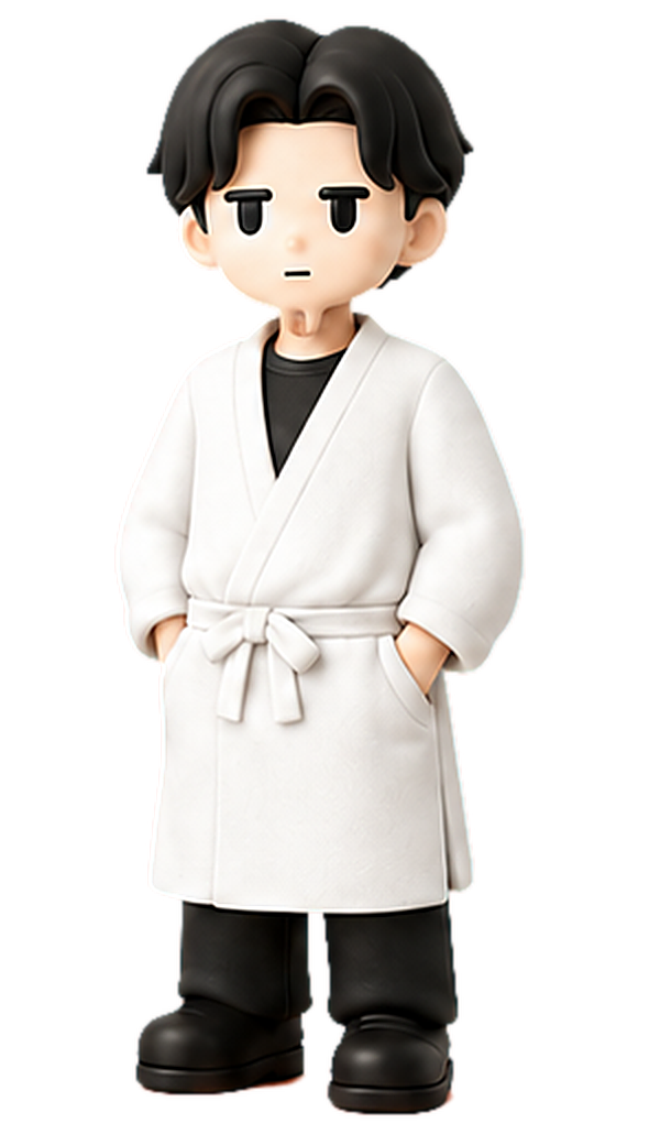 まかないさん — 白い割烹着の料理人キャラクター
